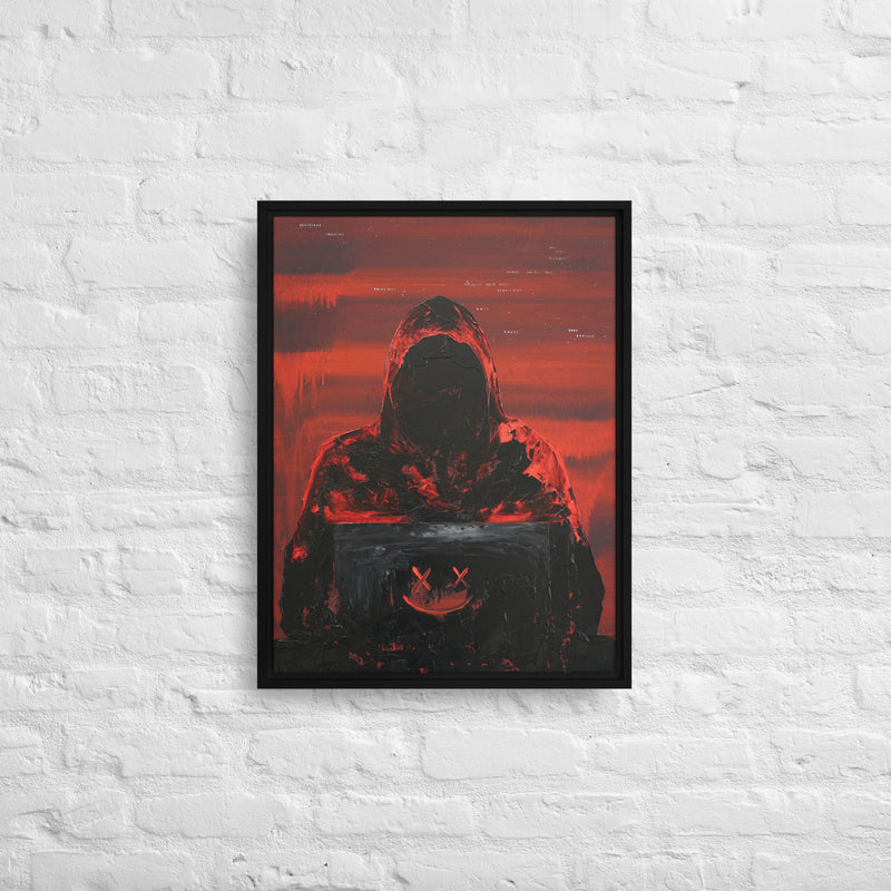 Cybersecurity Framed canvas